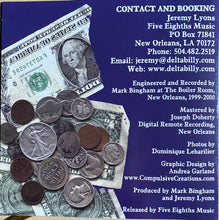 Load image into Gallery viewer, Jeremy Lyons And The Deltabilly Boys : Jeremy Lyons And The Deltabilly Boys (CD, Album)
