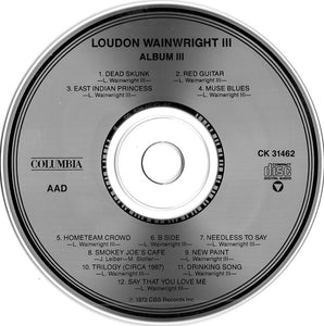 Loudon Wainwright III : Album III (CD, RE)