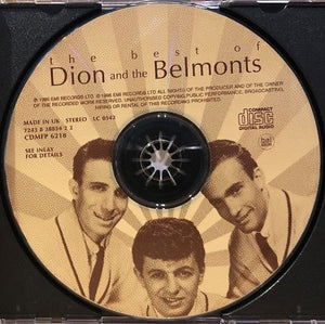 Dion & The Belmonts : The Best Of (CD, Comp, RM)