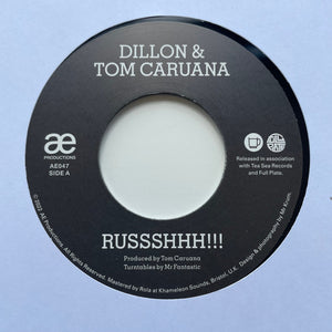 Dillon* & Tom Caruana : Russshhh!!! B/w Let's Go Back (7")