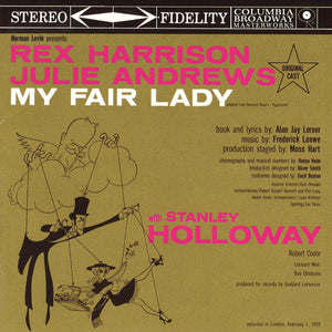 Rex Harrison, Julie Andrews With Stanley Holloway : My Fair Lady (Original London Cast Recording) (CD, Album, RE, RM)