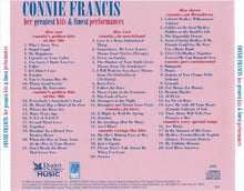 Load image into Gallery viewer, Connie Francis : Her Greatest Hits &amp; Finest Performances (3xCD, Comp)
