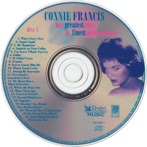 Connie Francis : Her Greatest Hits & Finest Performances (3xCD, Comp)