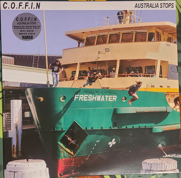 C.O.F.F.I.N : Australia Stops (LP, Album, Ltd, Whi)