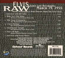 Load image into Gallery viewer, Elvis Presley : Elvis Raw (Early Live Recording March 19, 1955) (CD, Comp)
