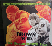 Load image into Gallery viewer, Various : Brown Acid - The Seventeenth Trip (Heavy Rock From The Underground Comedown) (LP, Comp, Gre)
