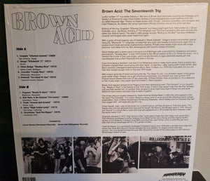 Various : Brown Acid - The Seventeenth Trip (Heavy Rock From The Underground Comedown) (LP, Comp, Gre)