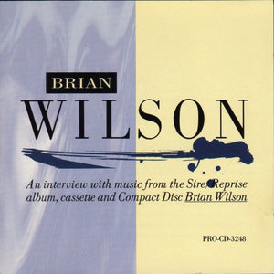 Brian Wilson : Words And Music (CD, Promo)