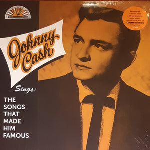 Johnny Cash : Johnny Cash Sings The Songs That Made Him Famous (LP, Ltd, RE, RM, Ora)