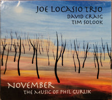 Load image into Gallery viewer, Joe LoCascio Trio, Joe LoCascio, David Craig (6), Tim Solook : November: The Music of Phil Gurlik (CD)
