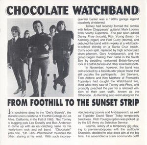 Chocolate Watch Band* : No Way Out (CD, Album, Mono, RE)