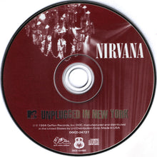 Load image into Gallery viewer, Nirvana : MTV Unplugged In New York (CD, Album, RP, DAD)

