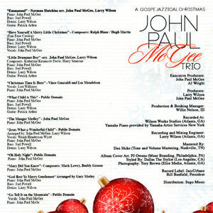 John Paul McGee : A Gospejazzical Christmas (CDr, Promo)
