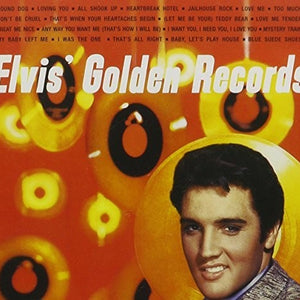 the album cover for Elvis Presley - Elvis' Golden Records