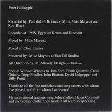 Load image into Gallery viewer, Peter Holsapple : Out Of My Way (CD, Album)
