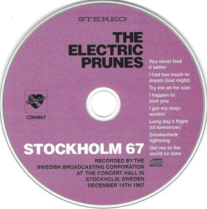 The Electric Prunes : Stockholm 67 (CD, Album)