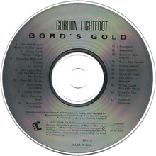 Load image into Gallery viewer, Gordon Lightfoot : Gord's Gold (CD, Comp)
