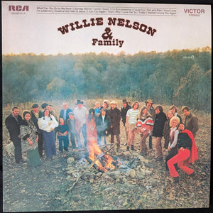 Willie Nelson : Willie Nelson & Family (LP, Album, Club, RE, RM, Ora)