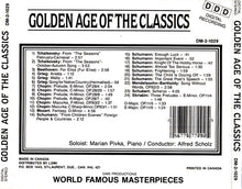 Load image into Gallery viewer, Marian Pivka, Alfred Scholz : Golden Age Of The Classics (CD, Comp)
