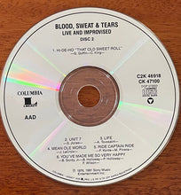 Load image into Gallery viewer, Blood, Sweat And Tears : Live &amp; Improvised (2xCD, Album, RM, DAD)
