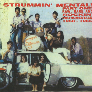 Various : Strummin' Mental! Part One (Raw, Rare And Rockin' Instrumentals 1958-1965) (CD, Comp)