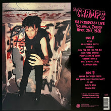 Load image into Gallery viewer, The Cramps : Hot Pearl Radio Broadcast (LP, Ltd, RE, Unofficial, Pin)
