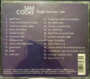 Sam Cooke : Keep Movin' On (CD, Comp)