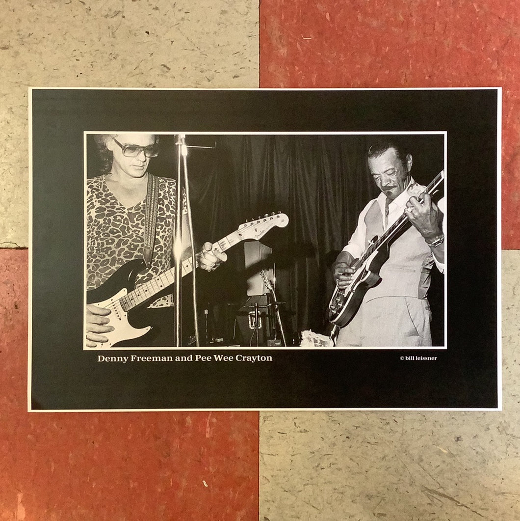 Bill Leissner Photo - Denny Freeman and Pee Wee Crayton