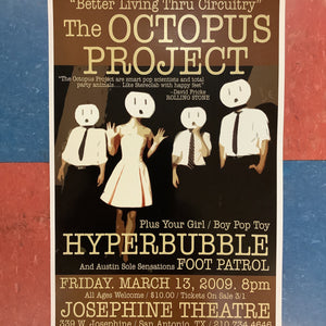 The Octopus Project & Hyperbubble at Josephine Theatre - 2009 (Poster)