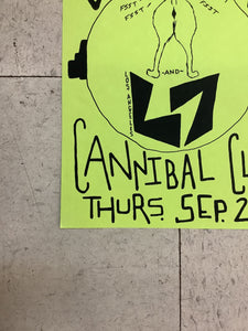 Cat Butt and L7 at Cannibal Club - 1989 (Poster)