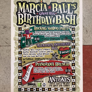 Marcia Ball's Great Big Birthday Bash at Antone's Nightclub (Poster)