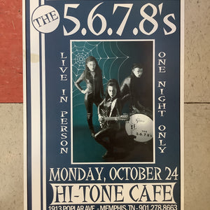 The 5.6.7.8.'s at Hi-Tone Cafe - 2005 (Poster)