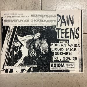 Pain Teens at Axiom (Poster)