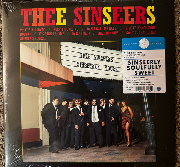 Thee Sinseers, Joey Quiñones : Sinseerly Yours (LP, Album, S/Edition, Tur)