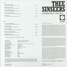 Load image into Gallery viewer, Thee Sinseers : Sinseerly Yours (LP, Album)
