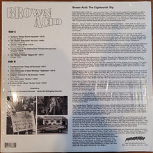 Load image into Gallery viewer, Various : Brown Acid: The Eighteenth Trip (Heavy Rock From The Underground Comedown) (LP, Comp, Tra)
