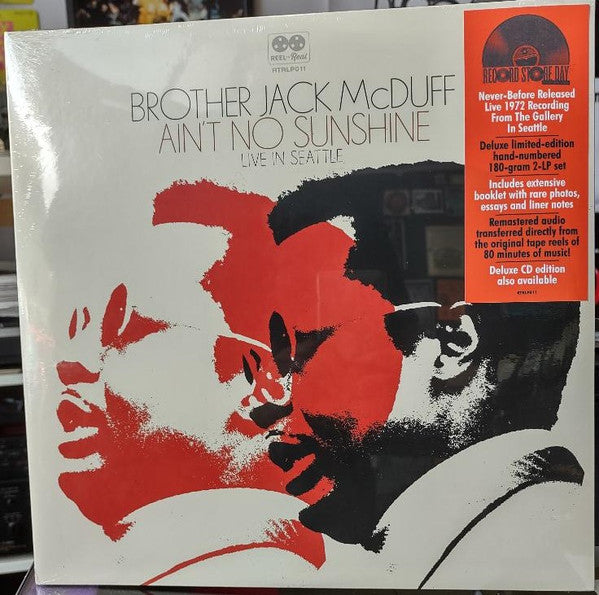 Brother Jack McDuff : Ain't No Sunshine - Live In Seattle (2xLP, Album, RSD, Dlx, Ltd, Num, RM, 180)