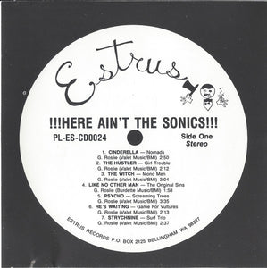 Various : !!!Here Ain't The Sonics!!! (CD, Comp)