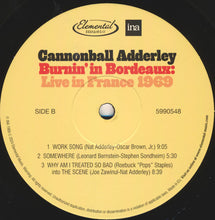 Load image into Gallery viewer, Cannonball Adderley : Burnin&#39; In Bordeaux: Live in France 1969 (2xLP, RSD, Dlx, Ltd, Num, 180)
