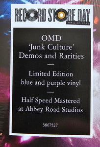 Orchestral Manoeuvres In The Dark : 'Junk Culture' Demos And Rarities (LP, Blu + LP, Pur + RSD, Ltd)