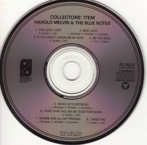 Harold Melvin And The Blue Notes : Collectors' Item (CD, Comp, RE)