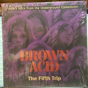 Various : Brown Acid: The Fifth Trip (Heavy Rock From The Underground Comedown) (LP, Comp, Ltd, Pur)