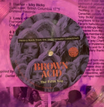 Load image into Gallery viewer, Various : Brown Acid: The Fifth Trip (Heavy Rock From The Underground Comedown) (LP, Comp, Ltd, Pur)
