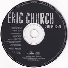 Load image into Gallery viewer, Eric Church : Sinners Like Me (HDCD, Album)
