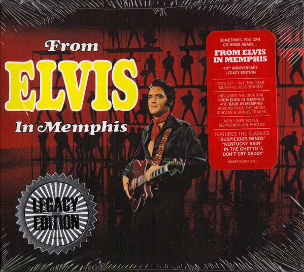 Elvis Presley : From Elvis In Memphis (CD, Album, RE, RM + CD, Album, RE, RM + Comp)