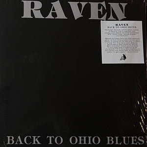Raven (17) : Back To Ohio Blues (LP, Album, Ltd, RE, Cry)