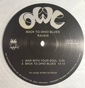 Raven (17) : Back To Ohio Blues (LP, Album, Ltd, RE, Cry)