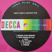 Load image into Gallery viewer, Patsy Cline : Greatest Hits (LP, Comp, RE, Pin)
