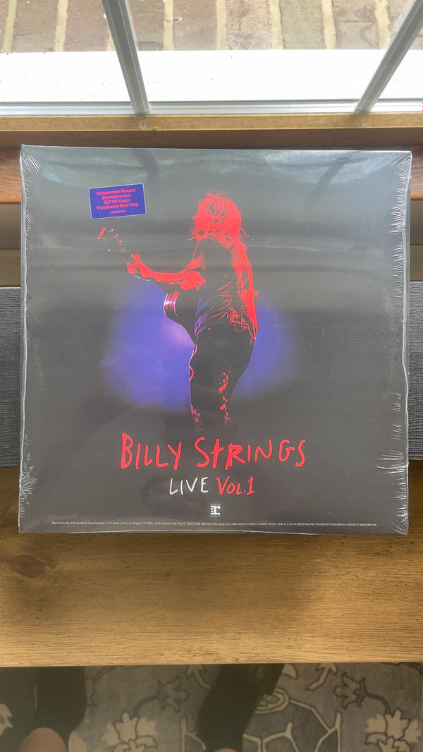 Billy Strings : Live Vol. 1 (2xLP, Album, Ltd, Blu)