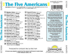 Load image into Gallery viewer, The Five Americans : Western Union (CD, Comp, Mono, RM, Nim)

